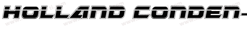 Holland Conden字体转换